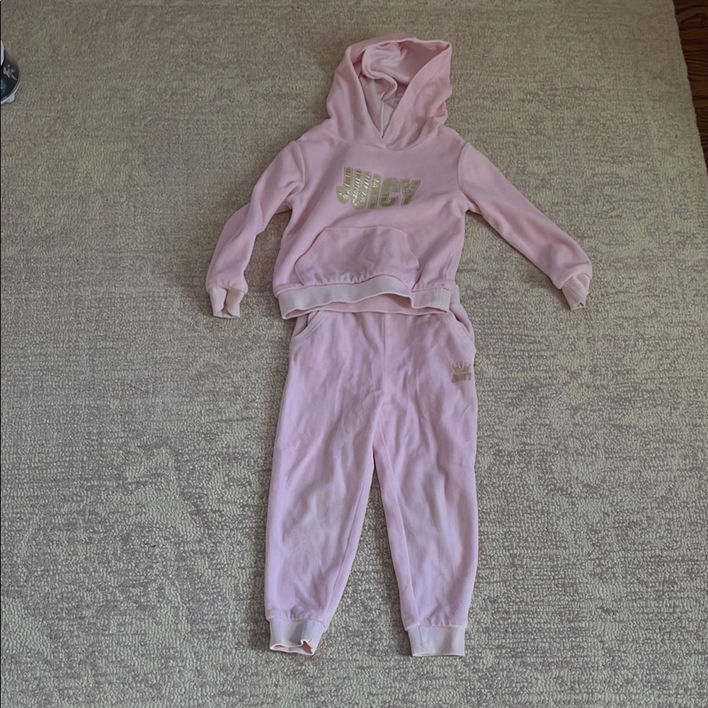 Juicy Couture Pink Jogger Sweatpants Cozy Loungewear